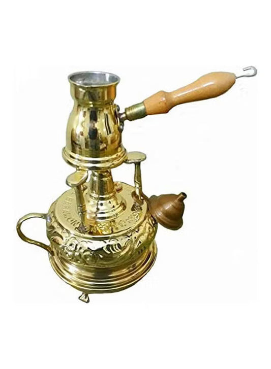 سبرتايه نحاس مع كنكة قهوة ذهبي